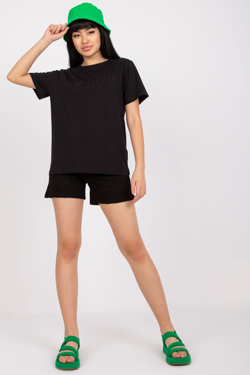 Letní sada z černé bavlny