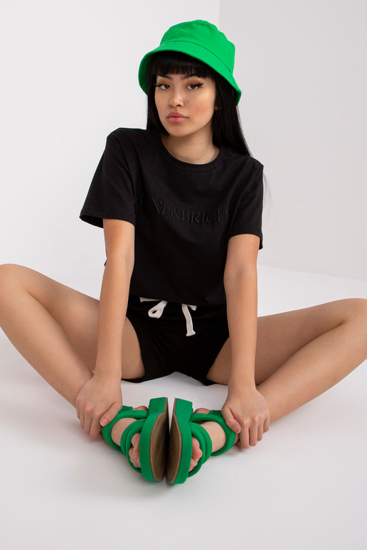 Letní sada z černé bavlny