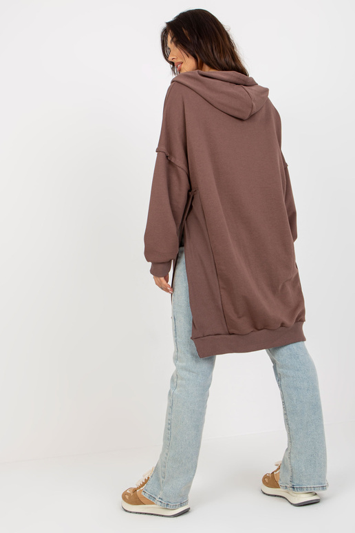 Oversize-dlouhá mikina Braunes s...