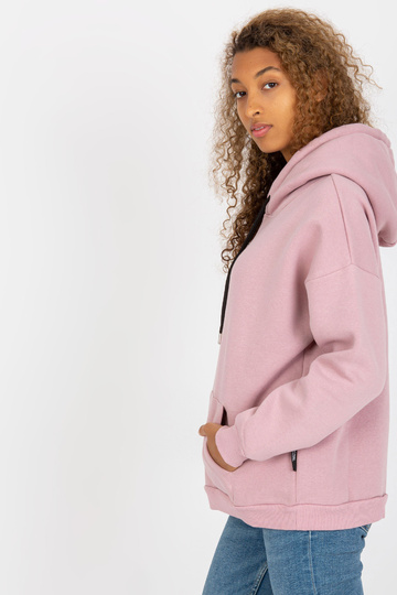 Špinavě růžová mikina basic... 2