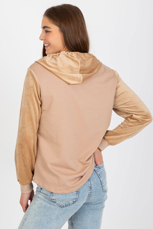 Béžová dámská mikina cardigan s...