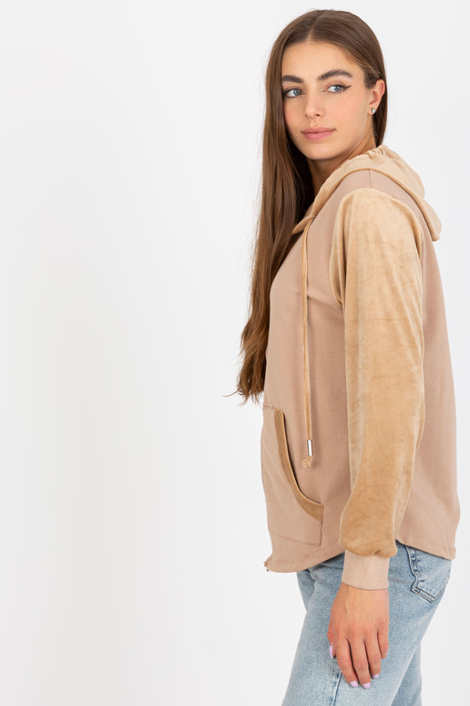 Béžová dámská mikina cardigan s...