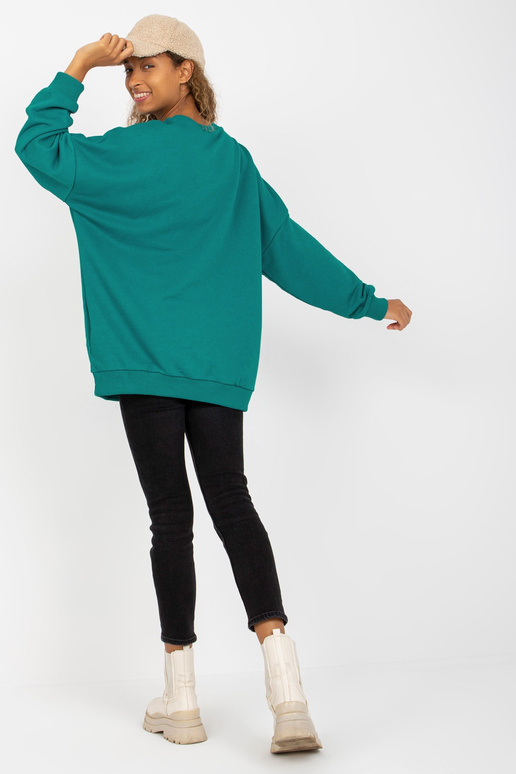 Mořská volná mikina s potiskem a...