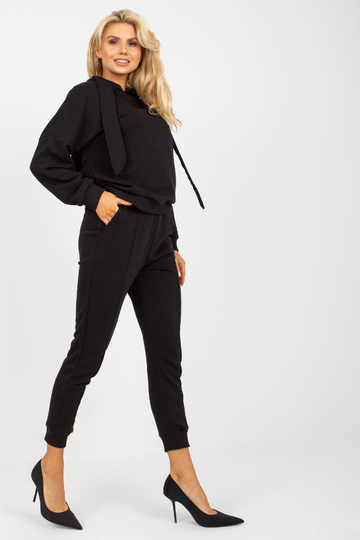 Černá dvoudílná mikina s...