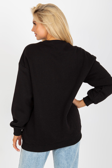 Černá mikina s oversize... 2
