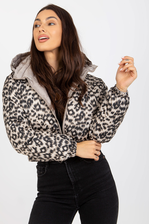 Béžová doppelseitig gesteppte...