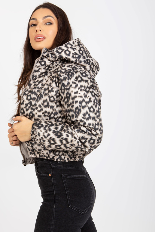 Béžová doppelseitig gesteppte...