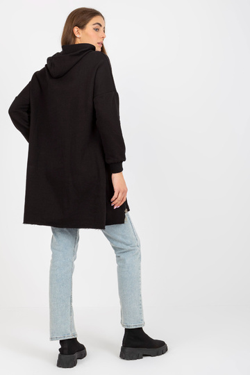 Černá dámská dlouhá mikina... 2