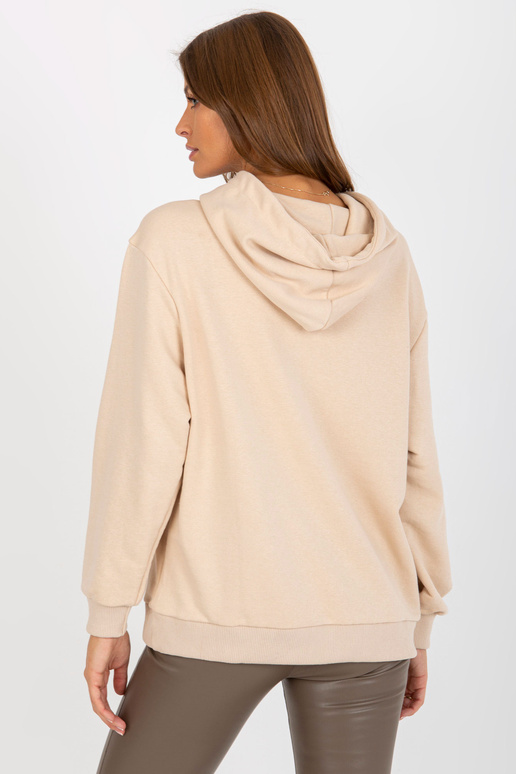 Mikina Hellbeiges s Kapuze a Tasche Mikina Hellbeiges s Kapuze a Tasche
