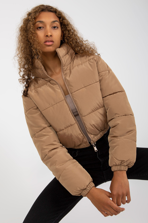 Camel krátká zimní bunda s prošíváním...