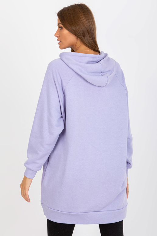 Mikina Hellviolettes langes s kapucí...