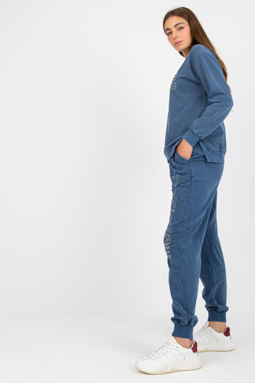 Tmavě modrá volná ležérní... 2