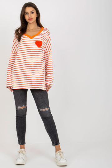 Oranžová a bílá volná...