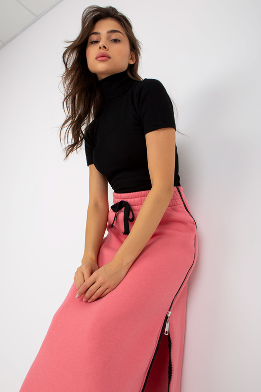 Coral midi mikinová sukně se zavazováním Coral midi mikinová sukně se zavazováním