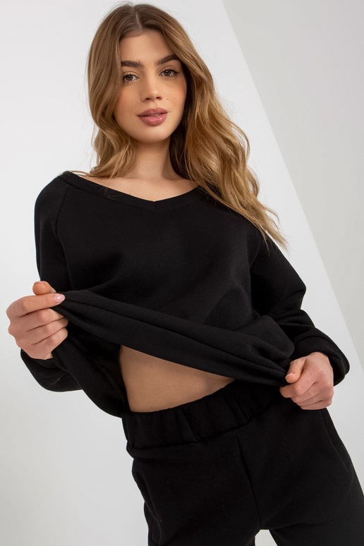 Černá dvoudílná základní sada s...