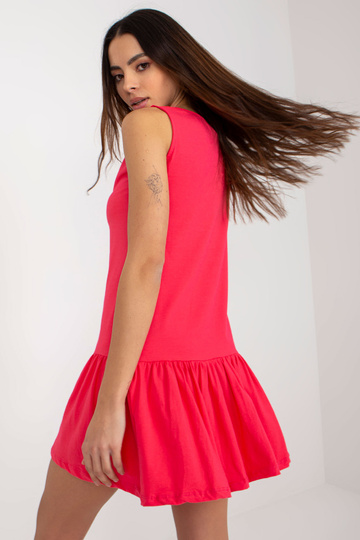 Korálové mini šaty s...