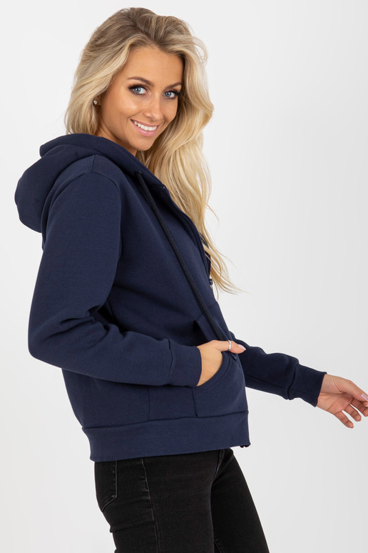 Námořnická modrá basic mikina s...