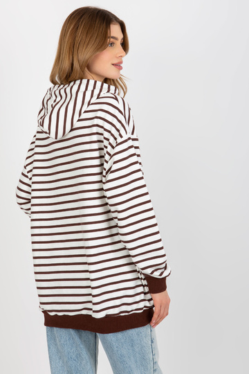 Tmavě hnědá a bílá volná... 2