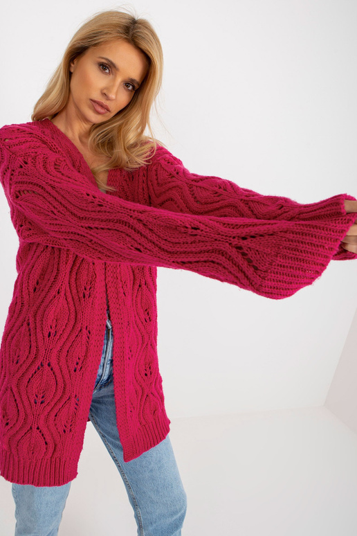 Kardigan-BA-SW-3021.00P-fuksjowy