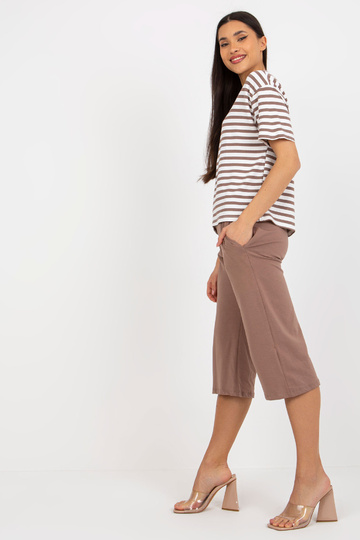 Hnědobílý dámský letní... 2