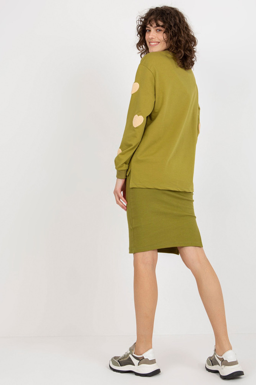 Olivový ležérní set s vypasovanými...