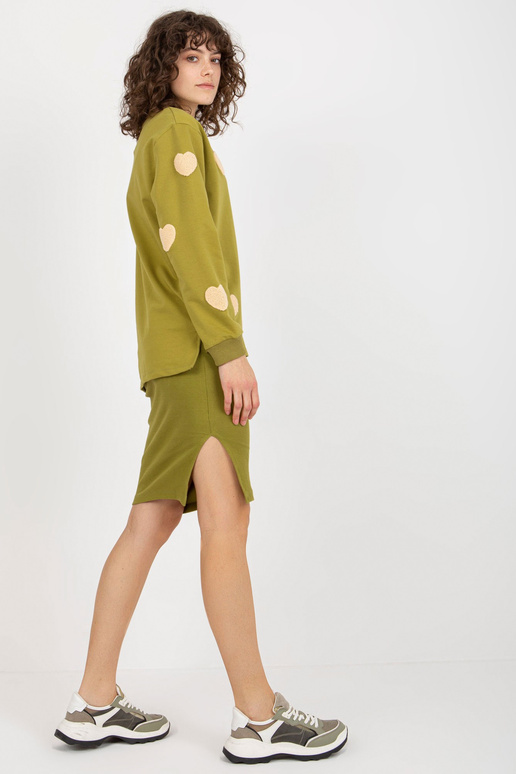 Olivový ležérní set s vypasovanými...