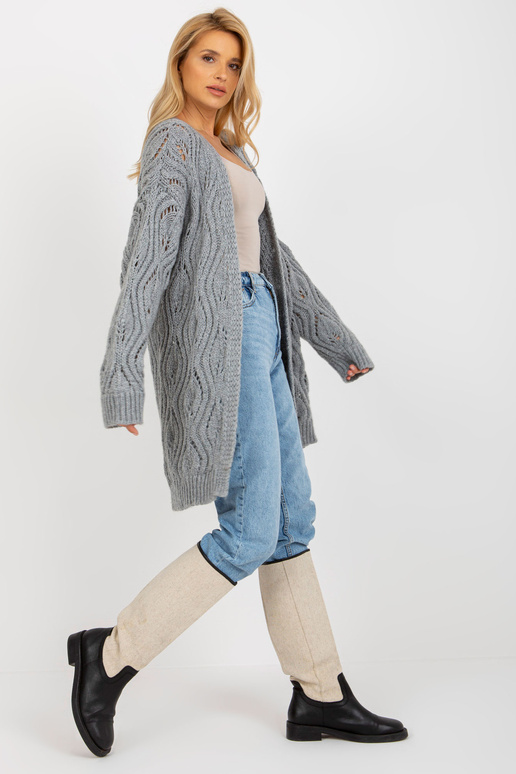 Kardigan-BA-SW-3021.00P-szary Kardigan-BA-SW-3021.00P-szary