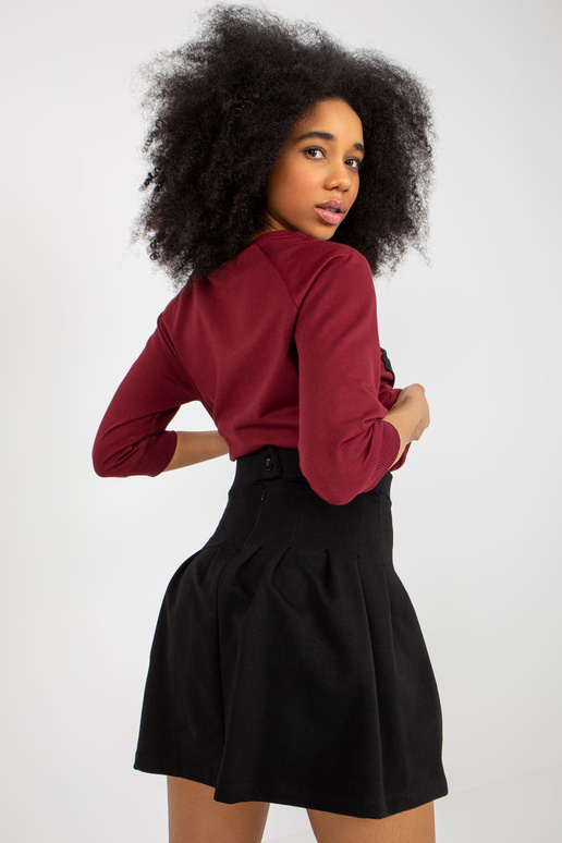 Vínová dámská mikina set s potiskem... Vínová dámská mikina set s potiskem...