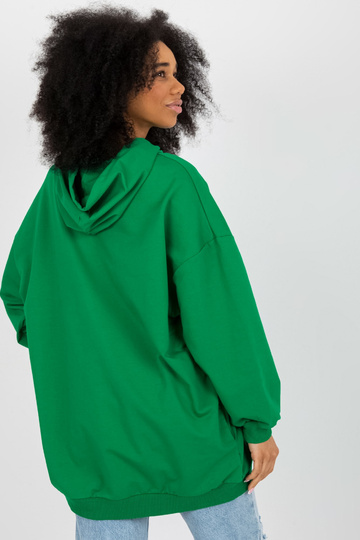 Zelená mikina s nápisy a... 2