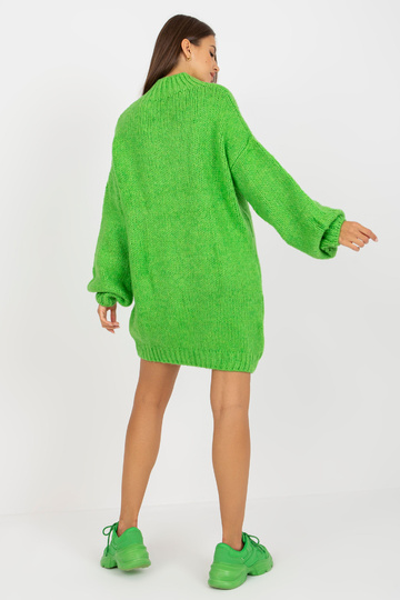 Světle zelené pletené šaty... 2