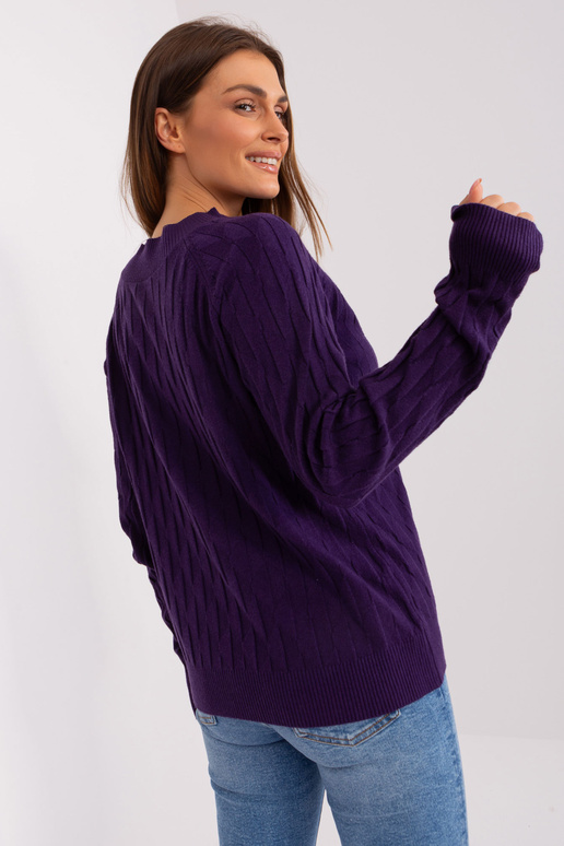 Svetr-AT-SW-2326.37X-tmavě fialový