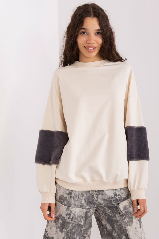 Mikina-FA-BL-8903.26-světle béžová