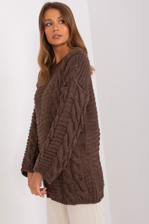 Svetr-BA-SW-8047.92P-tmavě hnědý
