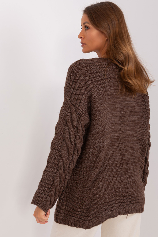 Svetr-BA-SW-8047.92P-tmavě hnědý