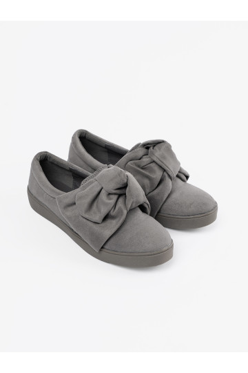 šedá  boty se stuhou 2