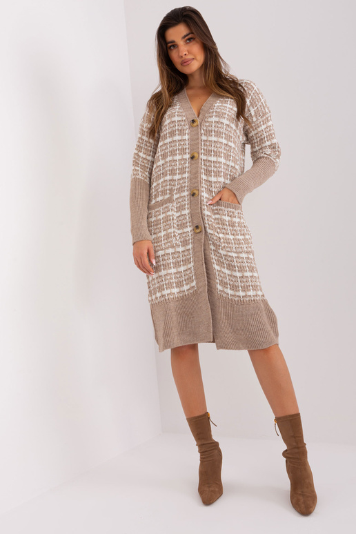 Cardigan-BA-SW-8003.41X-tmavě béžová Cardigan-BA-SW-8003.41X-tmavě béžová