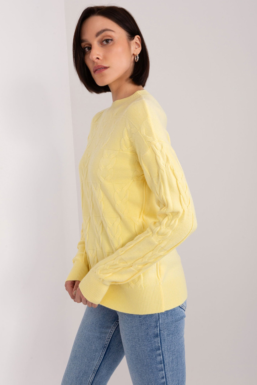 Svetr -AT-SW-2340,80-světle žlutý