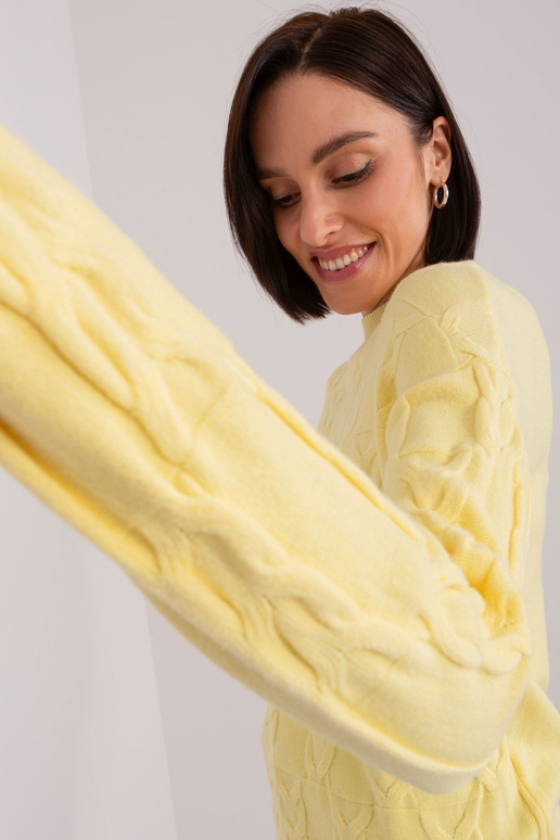 Svetr -AT-SW-2340,80-světle žlutý