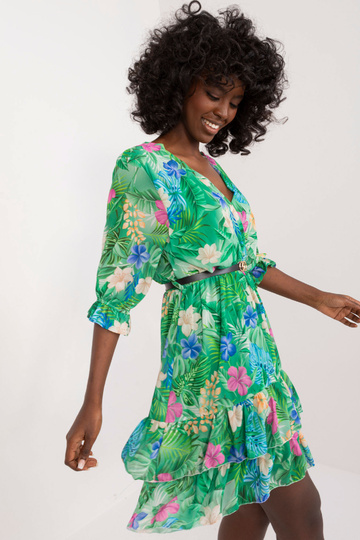 Šaty-DHJ-SK-17370-1,99-zelené 2