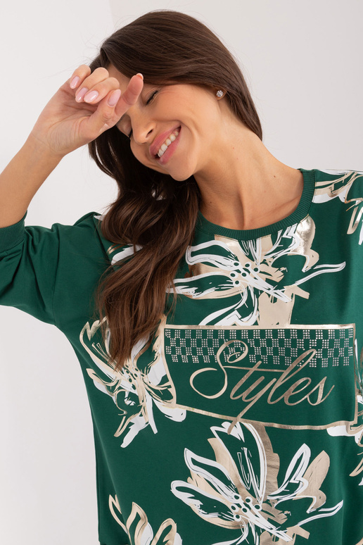 Halenka-RV-BZ-9421,99-tmavě zelená