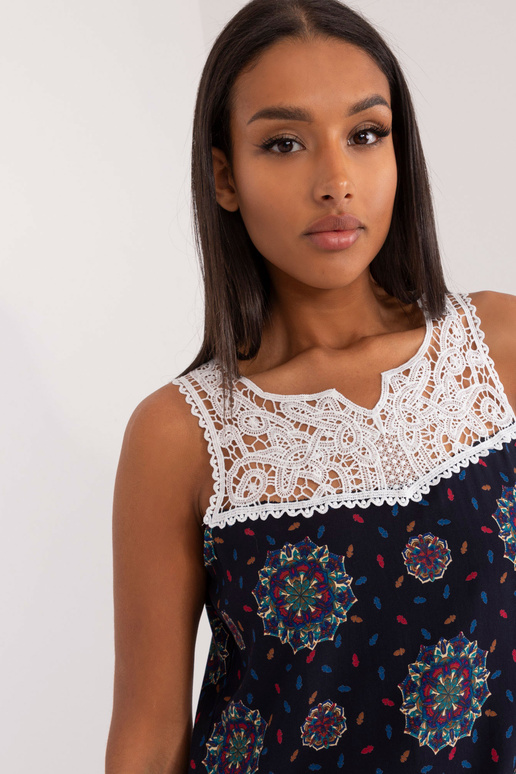 Crop top styl košile...