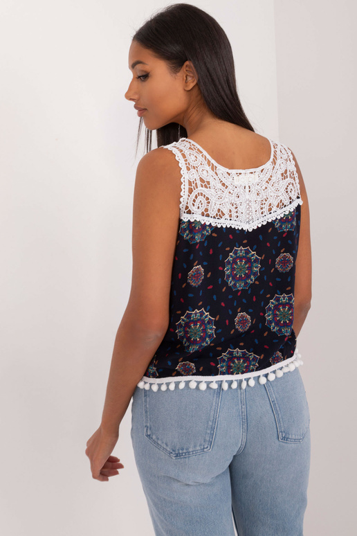 Crop top styl košile...