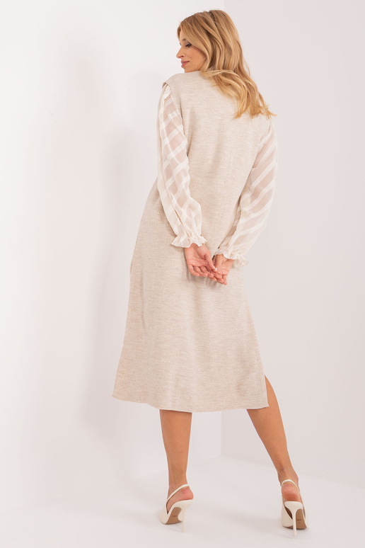 Šaty-BA-SK-6109.07-světle béžové