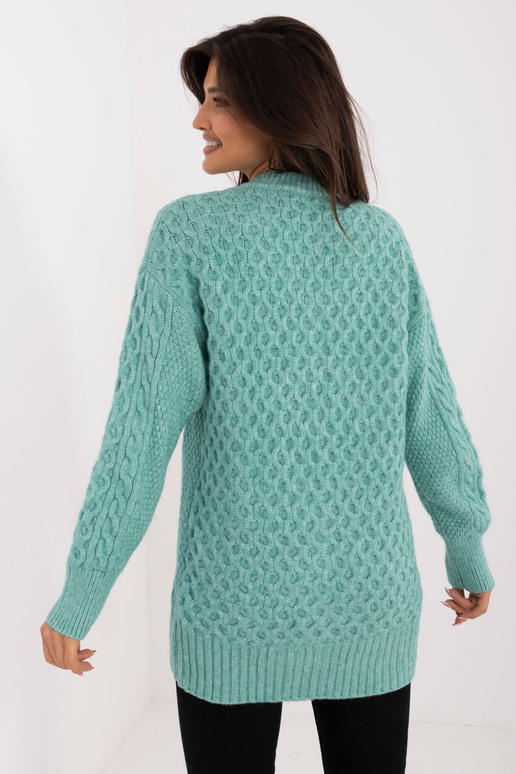 Svetr-AT-SW-23525.21- Mátová barva