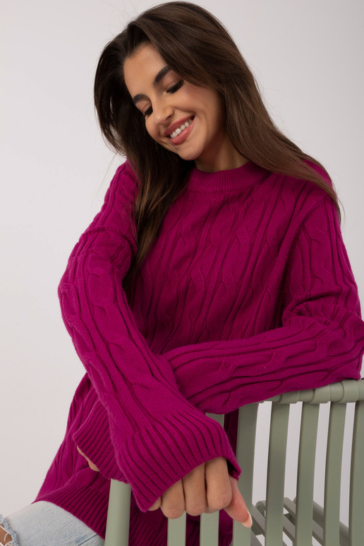 Svetr-AT-SW-2343.88-tmavě fialový