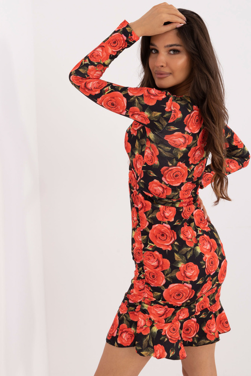 Šaty-FN-SK-4653-1,50-černo-červené