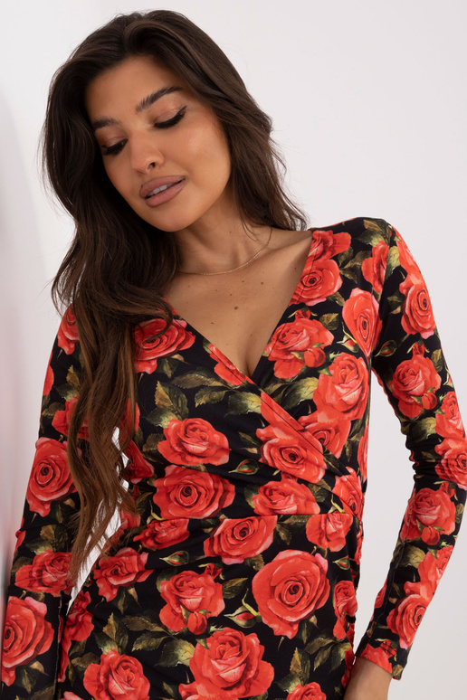 Šaty-FN-SK-4653-1,50-černo-červené