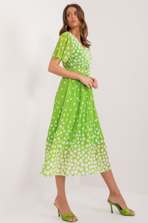 Šaty-DHJ-SK-11331-6,39-světle zelené