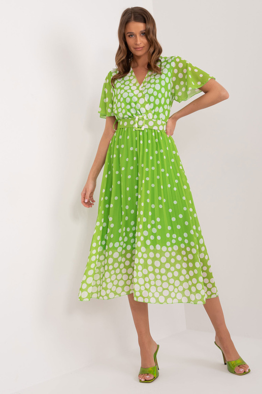 Šaty-DHJ-SK-11331-6,39-světle zelené