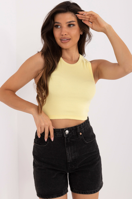 Crop top styl košile...